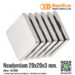 แม่เหล็กแรงสูง Neodymium ขนาด 20x20x3mm